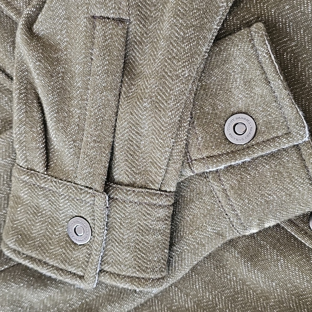 🌴HP🌴Tommy Bahama Shirt Jacket Men's Olive Green Fleece Medium - Picture 9 of 14